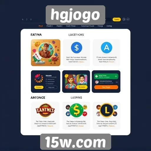Avaliação da interface do site hgjogo